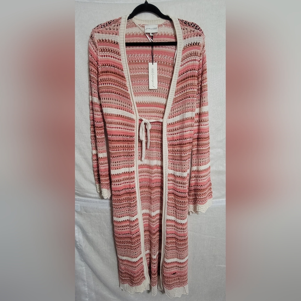 Women's Pink Striped Sweater by Johnny Was